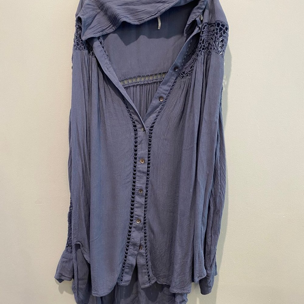 Free People Oversized Flowy Top